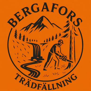 Bergafors Trädfällning logotyp